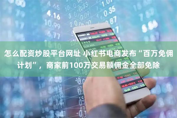 怎么配资炒股平台网址 小红书电商发布“百万免佣计划”，商家前100万交易额佣金全部免除